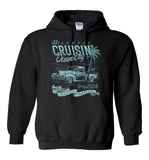 2024 Cruisin official classic car show hooded sweatshirt black Ocean City, MD