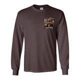 2024 Cruisin official classic car show long sleeve t-shirt brown Ocean City Maryland