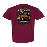 2024 Cruisin official classic car show t-shirt maroon Ocean City Maryland
