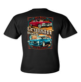 2024 Cruisin official classic car show pocket t-shirt black Ocean City Maryland