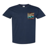 2024 Cruisin official classic car show event t-shirt navy Ocean City Maryland
