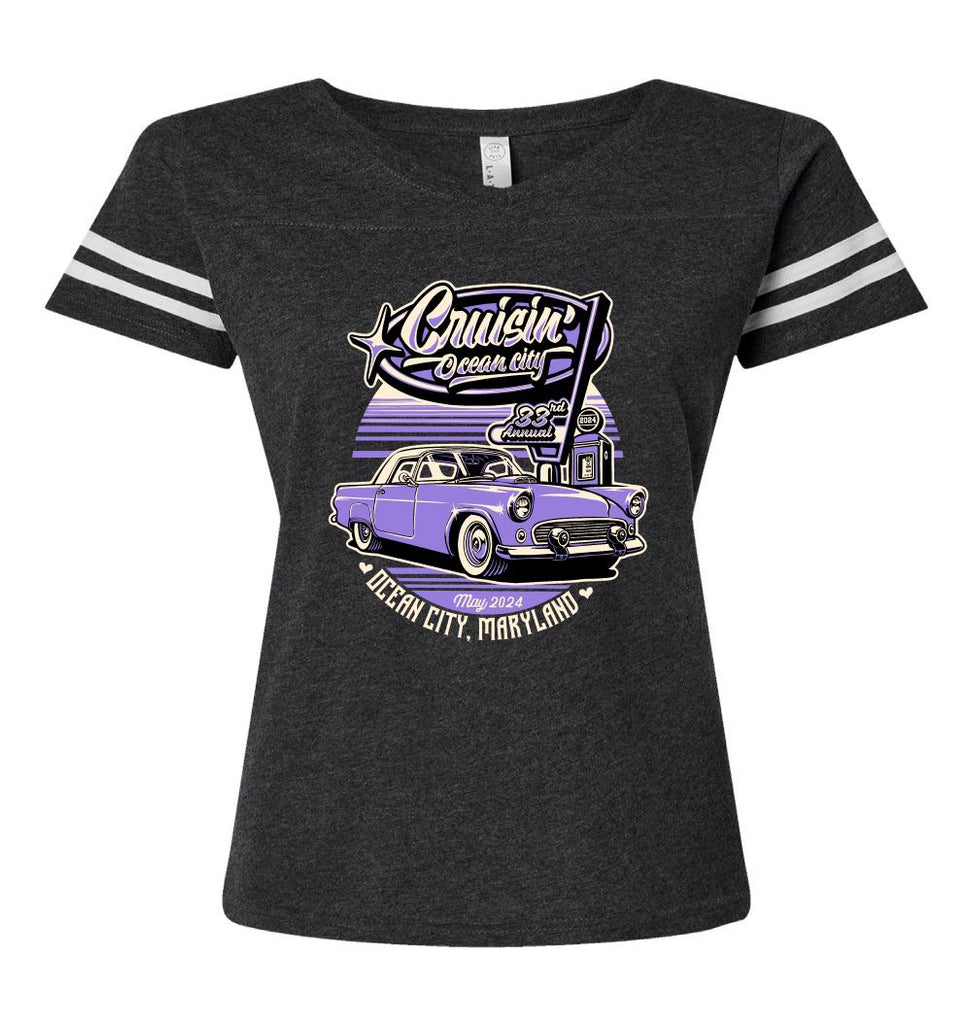 2024 Cruisin official classic car show women's t-shirt