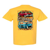 2024 Cruisin official classic car show t-shirt yellow Ocean City Maryland