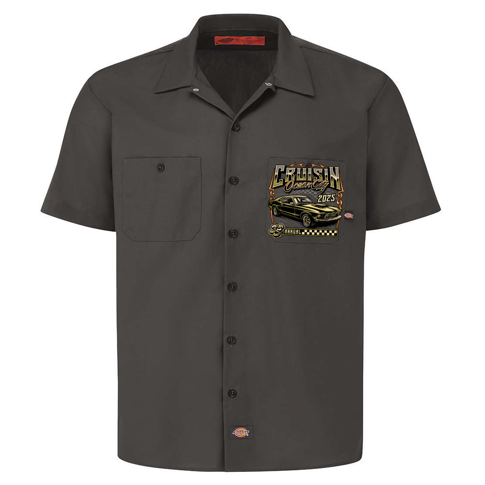 2025 Cruisin official classic car show shop shirt charcoal Ocean