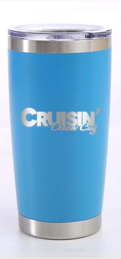 2023 Cruisin Ocean City official car show event YETI style cup