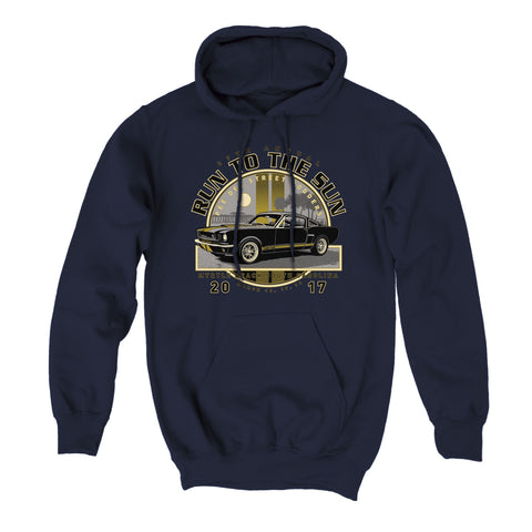 2017 Run to the Sun official car show event Hooded Sweatshirt Navy Myrtle Beach, SC