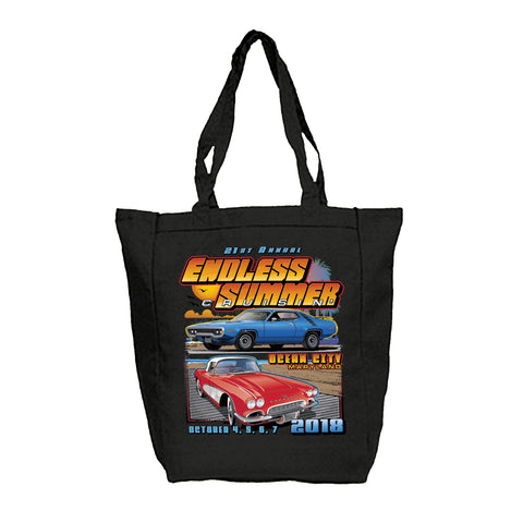 SALE - 2018 Endless Summer Cruisin Ocean City official car show black tote bag