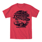 SALE - 2019 Cruisin Endless Summer car show event t-shirt brick red dyed Ocean City MD