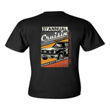 2022 Cruisin official classic car show event t-shirt black Ocean City Maryland