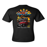2022 Run to the Sun official car show event pocket t-shirt black Myrtle Beach, SC