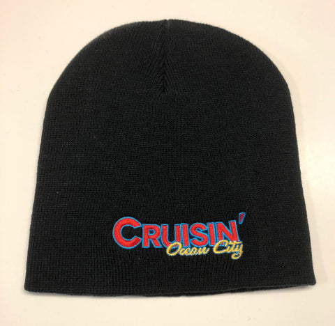 Cruisin official car show event black beanie hat Ocean City MD