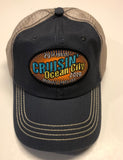 2019 Cruisin official car show event trucker hat navy and tan Ocean City MD