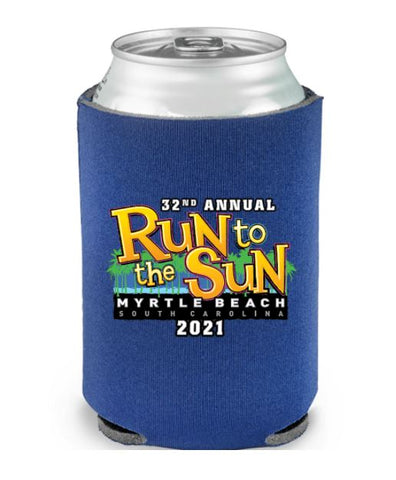 2021 Run to The Sun official car show can coolie (pack of 2) Myrtle Beach SC