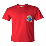 2023 Cruisin official classic car show event pocket t-shirt red Ocean City Maryland