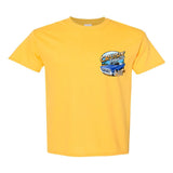2023 Cruisin official classic car show event t-shirt yellow Ocean City Maryland