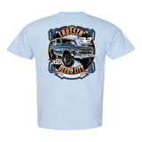 2023 Cruisin official classic car show event t-shirt light blue Ocean City Maryland