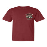 2023 Cruisin official classic car show event t-shirt red brick Ocean City Maryland