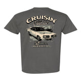 2023 Cruisin official classic car show event t-shirt charcoal Ocean City Maryland