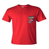 2024 Cruisin Endless Summer official car show event t-shirt red pocket Ocean City MD