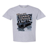 2024 Endless Summer Cruisin classic car show youth t-shirt gray Ocean City, MD