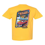 2024 Cruisin Endless Summer official car show event t-shirt yellow Ocean City MD