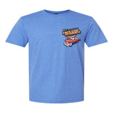 2024 Cruisin Endless Summer official car show t-shirt heather royal Ocean City, MD