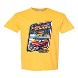 2024 Endless Summer Cruisin classic car show youth t-shirt yellow Ocean City, MD