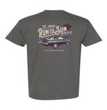 2024 Run to the Sun official car show event t-shirt charcoal Myrtle Beach, SC