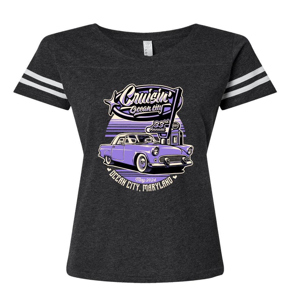 2024 Cruisin official classic car show women's t-shirt