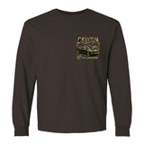 2025 Cruisin official classic car show long sleeve t-shirt brown Ocean City Maryland