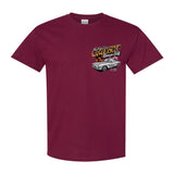 2025 Cruisin official classic car show t-shirt maroon Ocean City Maryland