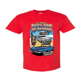 2025 Endless Summer Cruisin classic car show youth t-shirt red Ocean City, MD