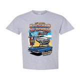 2025 Endless Summer Cruisin classic car show youth t-shirt gray Ocean City, MD