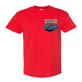 2025 Cruisin Endless Summer official car show t-shirt red Ocean City MD