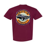 2026 Cruisin official classic car show t-shirt maroon Ocean City Maryland