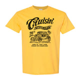 2026 Cruisin official classic car show event youth t-shirt yellow Ocean City, MD