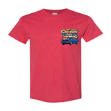 2026 Cruisin official classic car show t-shirt heather red Ocean City Maryland