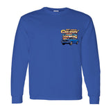 2026 Cruisin official classic car show long sleeve t-shirt royal blue Ocean City Maryland