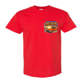 2026 Cruisin Endless Summer official car show t-shirt red Ocean City MD