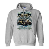 2026 Cruisin Endless Summer official car show hooded sweatshirt gray Ocean City MD