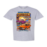 2026 Endless Summer Cruisin classic car show youth t-shirt gray Ocean City, MD
