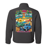 2026 Run to the Sun official car show jacket charcoal Myrtle Beach, SC