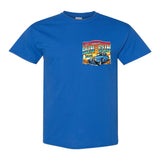 2026 Run to the Sun official car show event t-shirt Royal Blue Myrtle Beach, SC