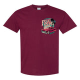 2026 Run to the Sun official car show event t-shirt Maroon Myrtle Beach, SC