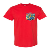 2026 Run to the Sun official car show event t-shirt Red Myrtle Beach, SC