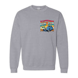 2026 Run to the Sun official car show event sweatshirt sport gray Myrtle Beach, SC