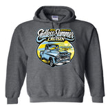 2023 Cruisin Endless Summer official car show long sleeve hooded sweatshirt charcoal Ocean City