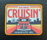 2026 Cruisin Ocean City Sublimated Hat Patch, Ocean City, Maryland