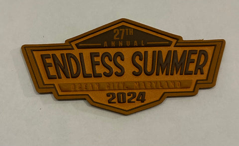 2024 Endless Summer Cruisin leather Hat Patch, Ocean City, Maryland