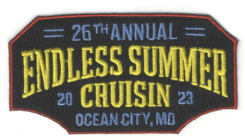 2023 Endless Summer Cruisin Ocean City Hat Patch, Ocean City, Maryland